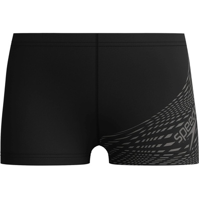 Speedo Boys Medley Logo Aquashort - black/usa charcoal