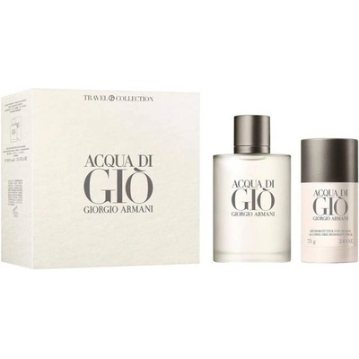Giorgio Armani Комплект Acqua Di Gio - Тоалетна вода и Рол-он, 100 + 75 ml