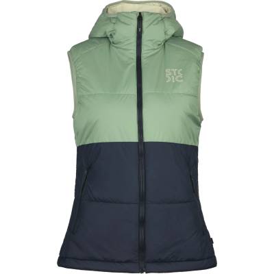 Stoic Дамски вълнен елек Stoic Women's MountainWool 120 StorboSt. II Vest Winter vest - Iceberg Green / Dark Navy - размер XXL (132-1489-0316)
