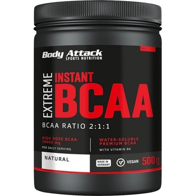 Body Attack Extreme Instant BCAA [500 грама] Неовкусен