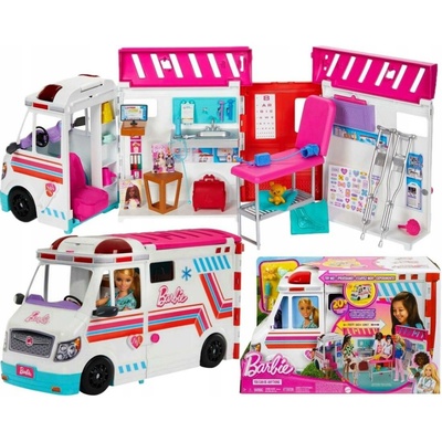 Mattel Barbie Sanitka a klinika 2 v 1 HKT79