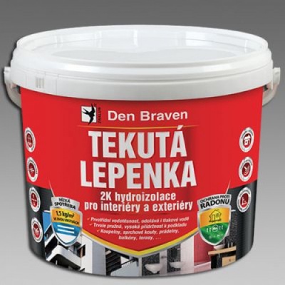 Den Braven DB/Tekutá lepenka 2K hydroizolácia 14kg