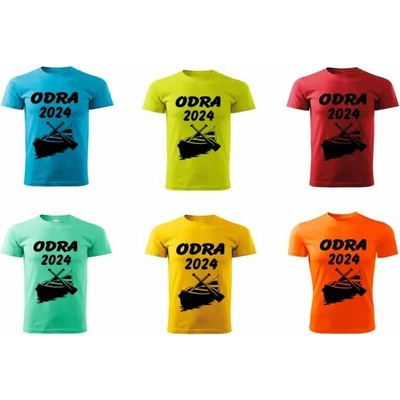 Vodácké tričko Odra dětské červená – Zboží Mobilmania