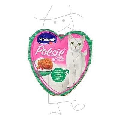 Vitakraft Cat Poésie želé zvěř.,brusinka 85 g