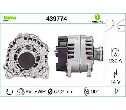 Alternátor VALEO 439774