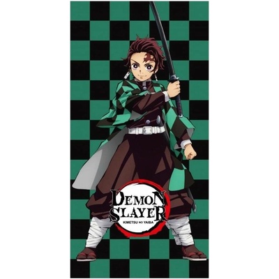 Halantex Plážová osuška Zabiják démonů Demon Slayer 70 x 140 cm