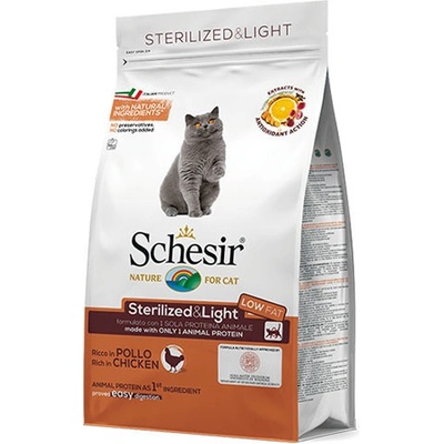 Schesir Cat Sterilized Kuracie s ryžou 0,4 kg