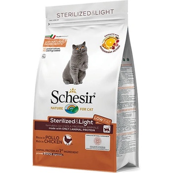 Schesir Cat Sterilized Kuracie s ryžou 0,4 kg