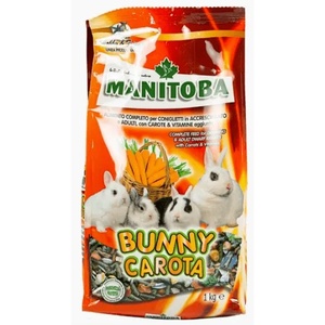MANITOBA Bunny carota ХРАНА ЗА ЗАЕК С МОРКОВИ, 1 кг, manitoba - Италия, 60661