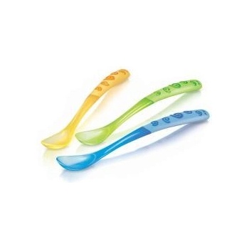 Nuby Lyžička dlhá 3 ks