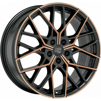 MSW 74 8x19 5x112 ET35 matt black copper polished