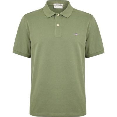 Gant Блуза с яка Gant Shield Pique Polo Shirt - Herb Green 379