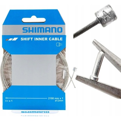 Shimano radiace lanko originál nerez 1,2x2100 mm