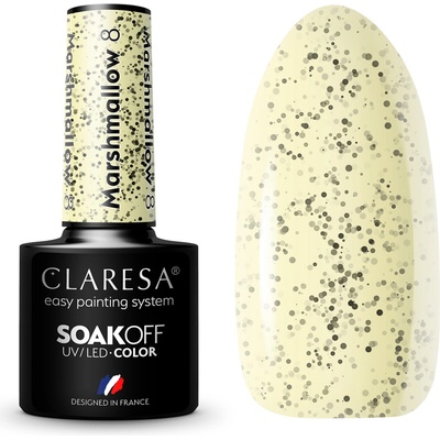 Hybridný lak farebný lak Claresa Marshmallow 8 5 ml