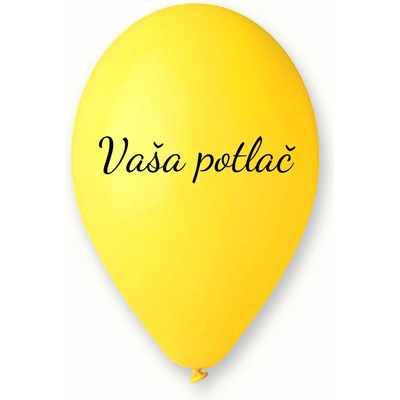 Svet balonku Balónik s textom Žltý 26 cm