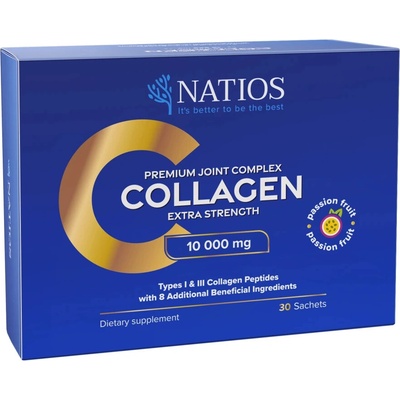 Natios Collagen Premium Joint Complex Komplex na klouby 10 000 mg marakuja 30 sáčků