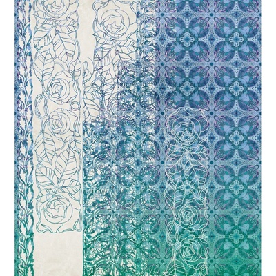 Komar Vliesová fototapeta Art Nouveau Bleu rozměry 250 x 280 cm