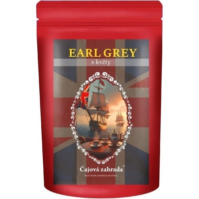 Čajová zahrada Earl Grey s květy černý ochucený čaj černý čaj 500 g