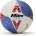 Mitre Футболна топка Mitre FA Cup 2025 Match Football - White/Blue