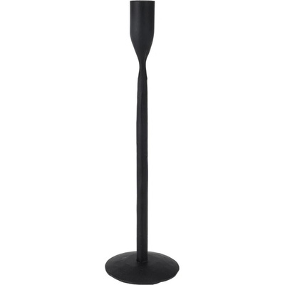 SVIETNIK na kónic svieč 30cm čierna //A98810450