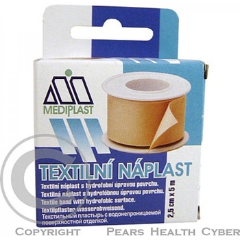 Mediplast textilní náplast cívka 2,5 cm x 5 m