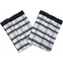 Svitap Tradičné káro 50x70 cm 3 ks čierne