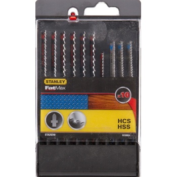 Stanley FATMAX Smíšená sada pilových listů pro přímočarou pilu 10 dílů STA29240