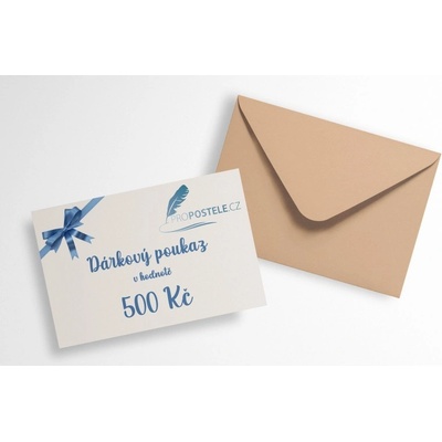 Dárkový poukaz v hodnotě 500 Kč