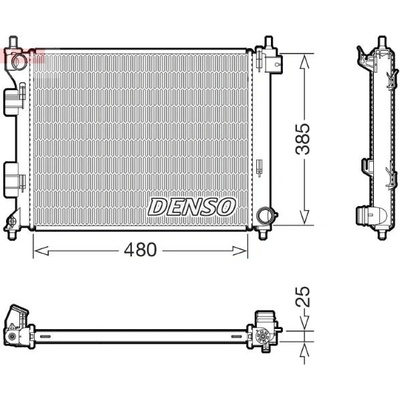 Chladič, chlazení motoru DENSO DRM41034