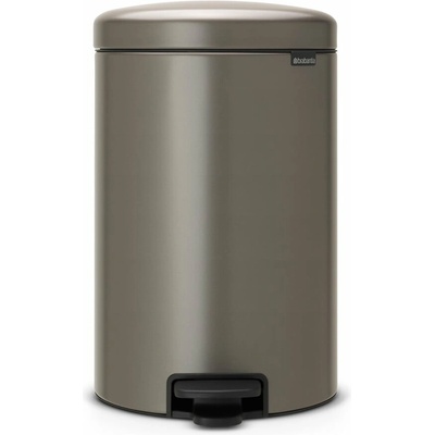 Brabantia Sivý pedálový oceľový odpadkový kôš 20 l NewIcon