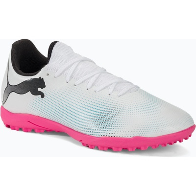 PUMA Футболни обувки Puma Future 7 Play TT puma white/puma black/poison pink