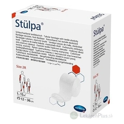 STŰLPA obväz, textilný hadicový, veľ.2R paže a detské dolné končatiny 1 ks
