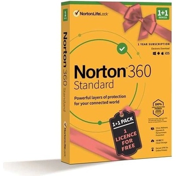 Symantec NORTON 360 STANDARD 10GB + VPN 1 lic. 1 lic. 12 mes.