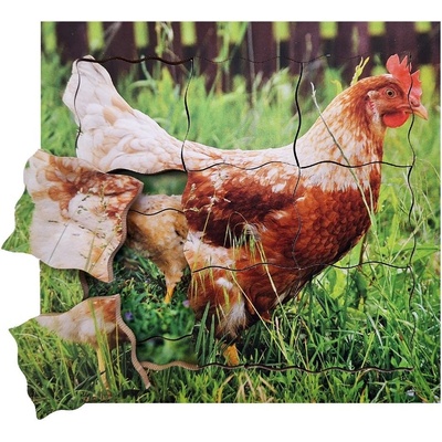 Just Jigsaws 640 Slepice a její životní cyklus vrstvené 19 dílů