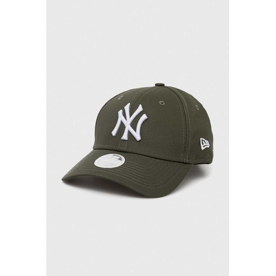 New Era Шапка с козирка New Era в зелено с апликация NEW YORK YANKEES (60348847.NOVWHI)