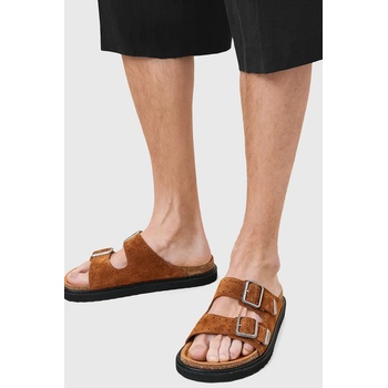 AllSaints Велурени чехли AllSaints Randal Sandal (M002FC.TAN)