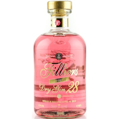 Fillier Pink Dry Gin 28 37,5% 0,5 l (holá lahev)