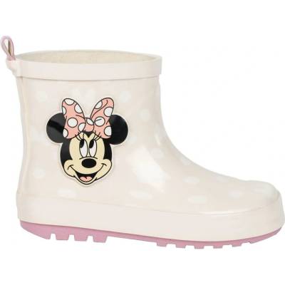 Boots Rain Rubber Minnie biela