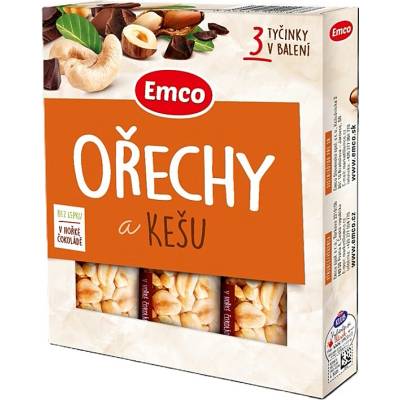 Emco Tyčinka orechy kešu 3 x 35 g