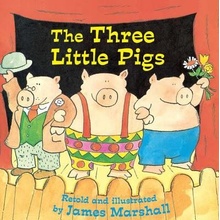 The Three Little Pigs Marshall JamesPaperback