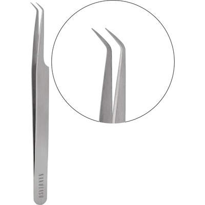 Nanolash Eyelash Tweezers L Shape pomůcka pro aplikaci umělých řas 1 ks