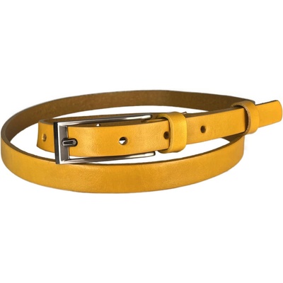Penny Belts kožený opasek 15-1-32 hořčicově žlutý