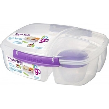 Sistema Obedový box s 3 oddielmi a téglikom na jogurt 2 l