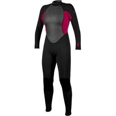 O'Neill Wms Reactor II 3/2 Back Zip Full black/punk pink