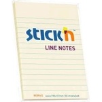 Stickn Sticky note 152x101mm 100K yellow pastel