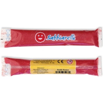 Sabbiarelli®: Sabbiarelli®: 1 саше пясъчен пълнител за маркер - Червено (SAB-100RE1511)