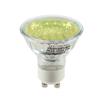 Led20 gu10-ЖЪЛТО, 1.5w, 230v (99led218)