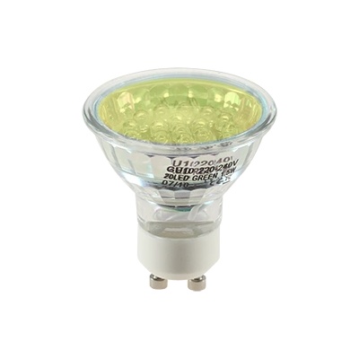 Led20 gu10-ЖЪЛТО, 1.5w, 230v (99led218)