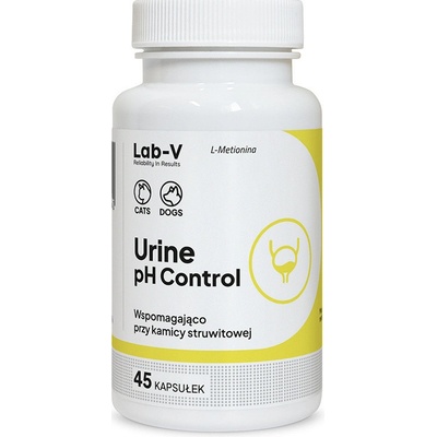 LAB-V Urine pH Control Podpora pro psy a kočky se struvitovou urolitiázou 45 kapslí