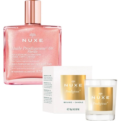 Nuxe Huile Prodigieuse Флорално сухо масло със златисти частици, 50 ml